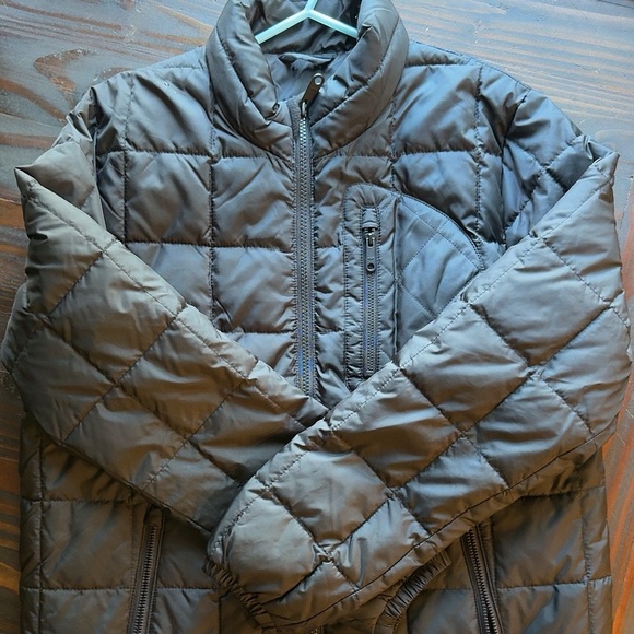 Abercrombie Kids Black Lightweight Puffer size 13/14 Boys - Picture 2 of 4